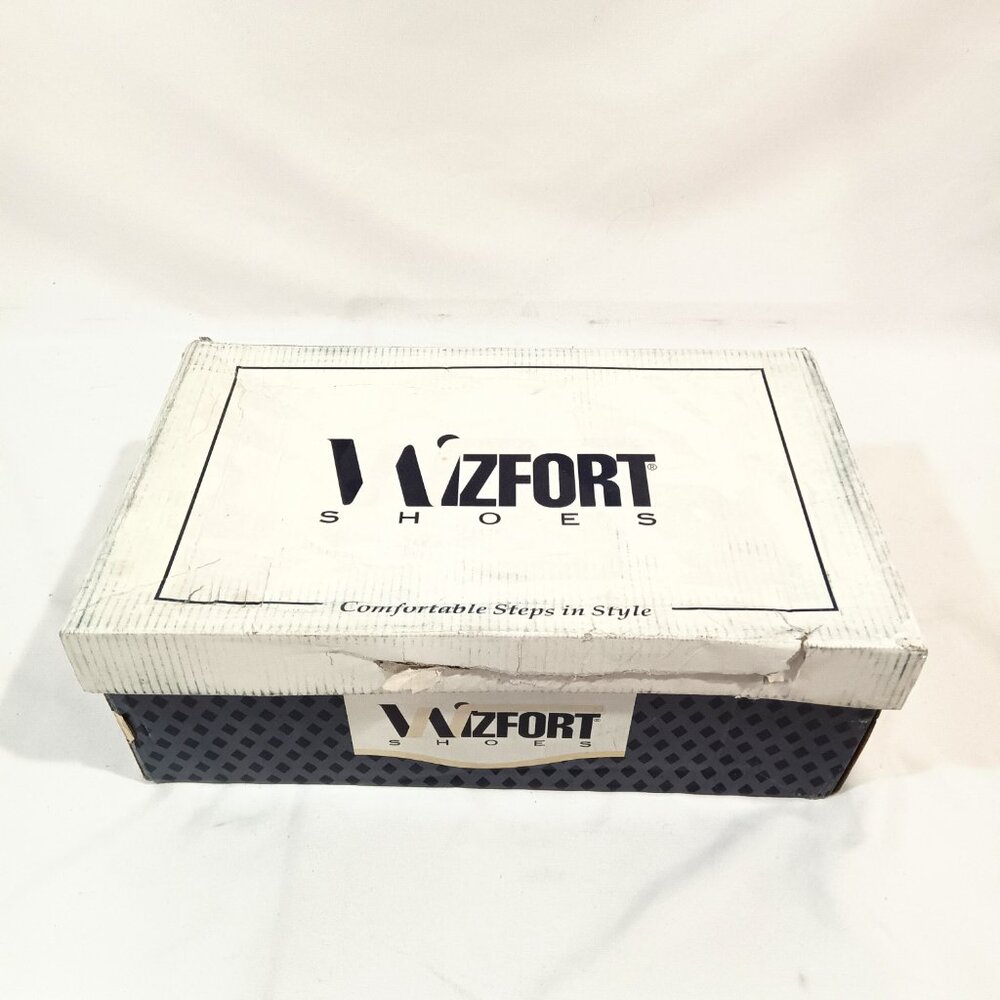 Wizfort Men Shoes Size 7 (39 EU) Loafers Dressy Black Color Flat Slip On New - Picture 4 of 4